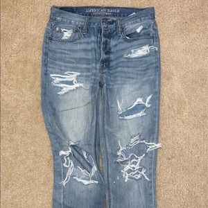 Vintage hi-rise American eagle ripped jeans
